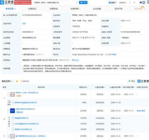 罗普特与浪潮集团携手成立计算机公司，专注数据处理与存储支持服务